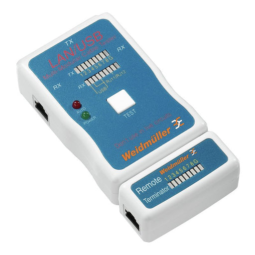 Weidmüller - Kabelfehler-Messgerät Multifunktionsmeßgerät LAN USB Tester