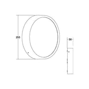 Brumberg Leuchten - Decken-/Wandleuchte LED-Wandleuchte 230 V 10036183MC 3000/4000/5700K