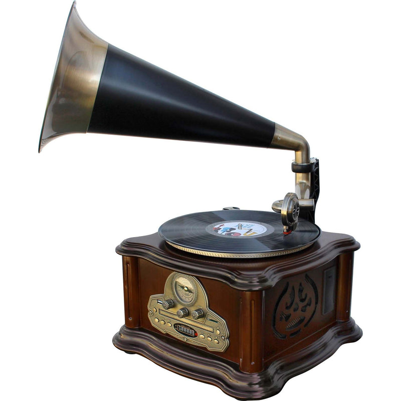 Soundmaster - Radio Grammophon-Nostalgieradio NR917 Holzfurnier BT,Kassette