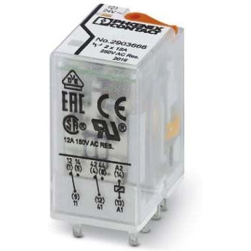 Phoenix Contact - Schaltrelais Einzelrelais REL-IR2/L- 24AC/2X21 2 Wechsler 24VAC − 10 Stück