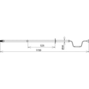 DEHN - Betätigungsstange Isolierstange IS SK12 HK 1720 m. 6-Kant 12mm