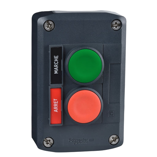 Schneider Electric - Befehls- und Meldegeräte-Kombination im Gehäuse Gehäuse XALD211 best. m. 2 Taster
