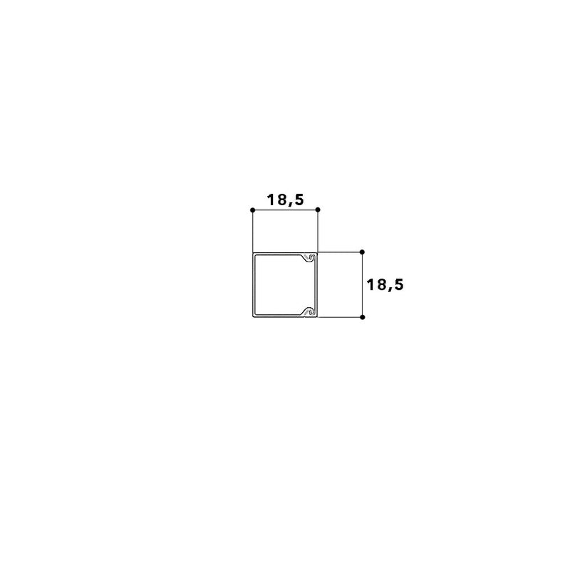 GGK - Leitungsführungskanal LFG-Kanal 20x20 alp 11025 − 2 Meter