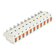 WAGO - Kabelsteckverbinder für Leiterplattensteckverbinder 1-Leiter-Federleiste 2721-211/008-000 Push-inCAGECLAMP,lgr − 10 Stück