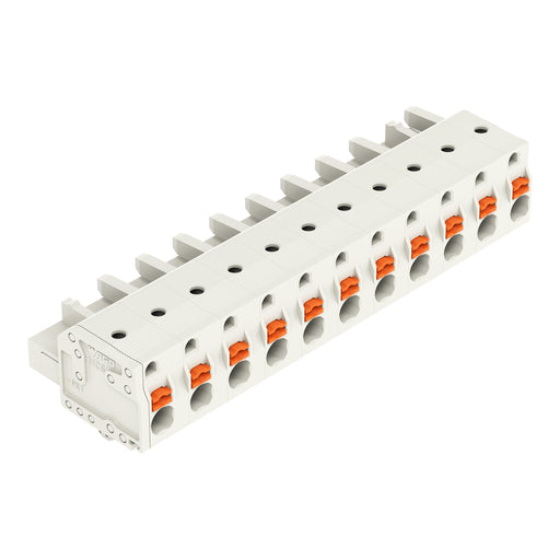 WAGO - Kabelsteckverbinder für Leiterplattensteckverbinder 1-Leiter-Federleiste 2721-211/008-000 Push-inCAGECLAMP,lgr − 10 Stück