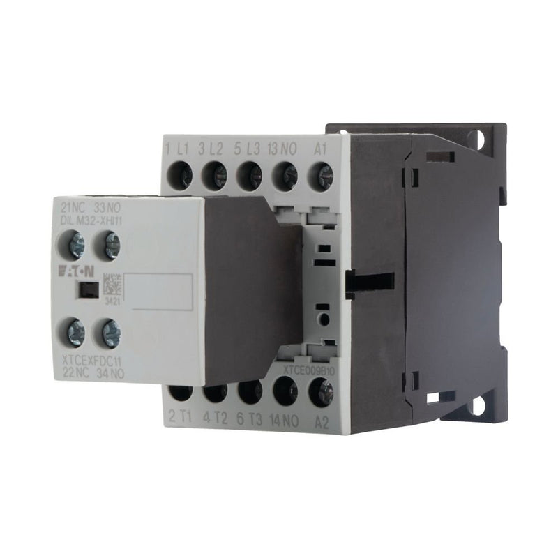 Eaton - Leistungsschütz zum Schalten von Wechselstrom Leistungsschütz DILM9-21(24VDC) 2S1Ö 4kW/400V,DC