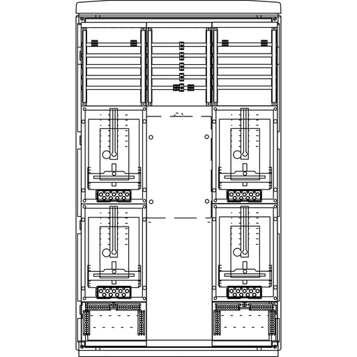 Elsta Mosdorfer - Zähler-Komplettschrank Zähleranschlusssäule ZS614.N4 A655-1 N4 4Z 3.HZ