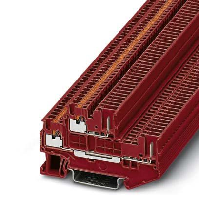 Phoenix Contact - Durchgangs-Reihenklemme Doppelstockklemme PTTB 1,5/S/2P RD − 50 Stück