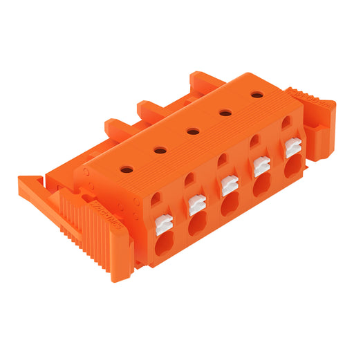 WAGO - Kabelsteckverbinder für Leiterplattensteckverbinder 1-Leiter-Federleiste 2231-705/037-000 Push-inCAGECLAMP,or − 50 Stück