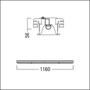 Zumtobel Group - Decken - /Wandleuchte Refurbishment Kit LE FE 1/28 #42189841 840
