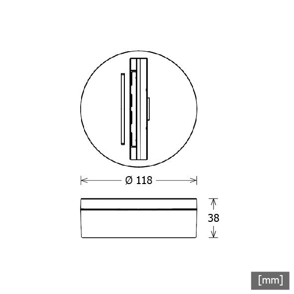 LTS Licht&Leuchten - Elektrisches Zubehör/Ersatzteile für Leuchten 3-Phasen Anbauadapter ST-A MONO/9000BPD ws weiß