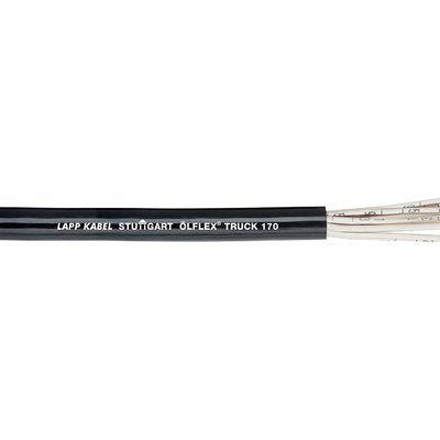 Lapp Kabel&Leitung - Energiekabel < 1 kV, für ortsveränderlichen Einsatz ÖLFLEX TRUCK 170 FLRYY 7027000 2X1,5 WH/BK