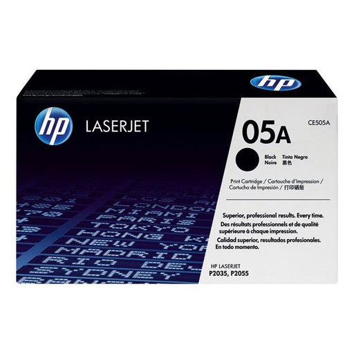 HP - Verbrauchsmaterial für Telefax/Drucker/MFC Lasertoner CE505A sw 2.300 Seiten,schwarz