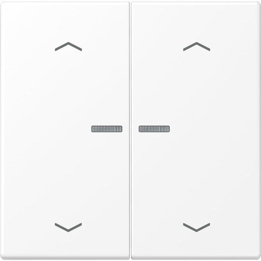 Jung - Bedienelement intelligent Taster 2fach BT LS 17102 P WWM JUNG HOME