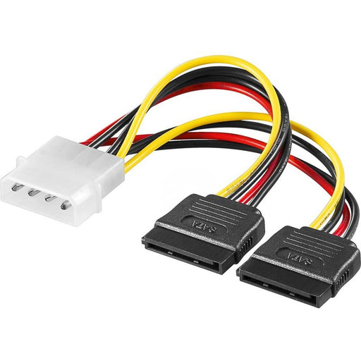 Goobay - PC-Kabel PC Y Stromkabel/Stromadap. 68524 HDD-5,25/2xSATA-Std