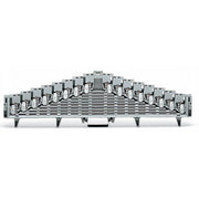 WAGO - Durchgangs-Reihenklemme 8-Etagen-Rangierklemme 727-130/001-000 grau − 25 Stück