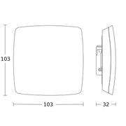 Steinel - Bussystem-Bewegungsmelder Präsenzmelder True Presence 056339 KNX UP WS