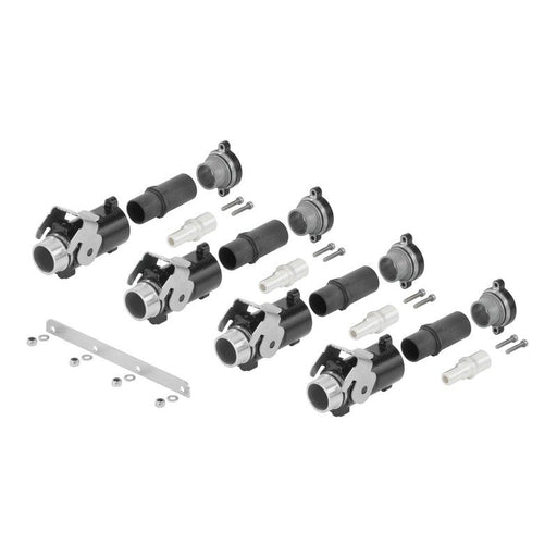 Weidmüller - Modularer Steckverbinder (Industriesteckverbinder) Steckverbinder HighPower HDC HP550 KIT 4M120 IP68 verriegelt