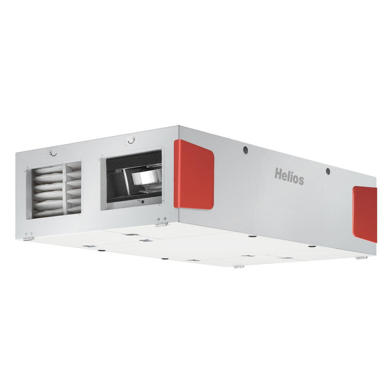 Helios Ventilatoren - Lüftungsgerät mit Wärmerückgewinnung gewerblich KWL-Deckengerät mit WRG KWL EC 700D PRO WW el. VH WW-NH