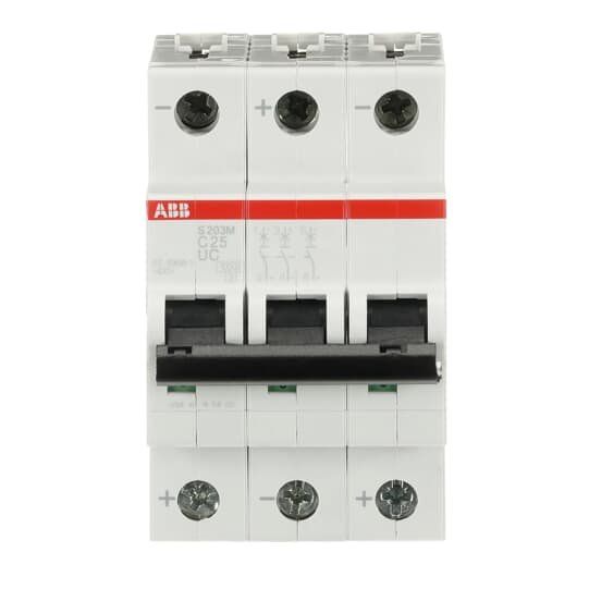 ABB Stotz S&J - Leitungsschutzschalter Sicherungsautomat S203M-C25UC 10 kA, 25 A, 3P