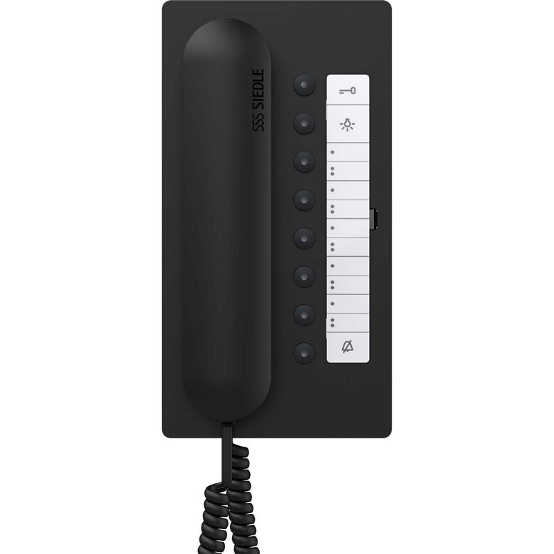 Siedle&Söhne - Innenstation für Türkommunikation Bus-Telefon Comfort BTC 850-02 S schwarz