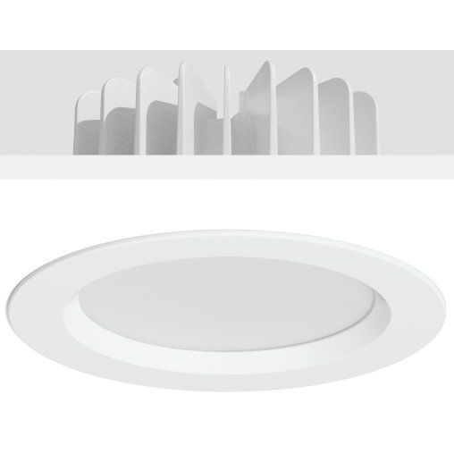 RZB - Downlight/Strahler/Flutlicht LED-Einbaudownlight 901434.002 25,7W 3000K 107Gr
