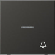 Jung - Abdeckung/Bedienelement für Installationsschalterprogramme Wippe Symbol KLINGEL anth AL 2990 KO5 K AN für Taster