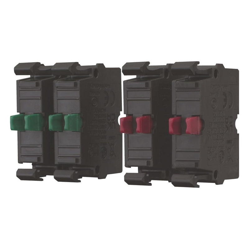 Eaton - Hilfsschalterblock 4 Kontaktelemente M22-2K10-2K01-BVP Frontbefestigung
