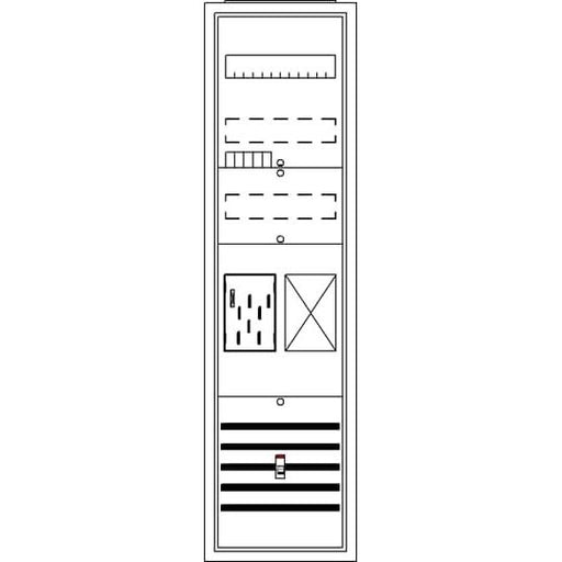 Striebel&John - Zähler-Komplettschrank Komplettschrank BA17BA APBKE-I, A17 1Z1R
