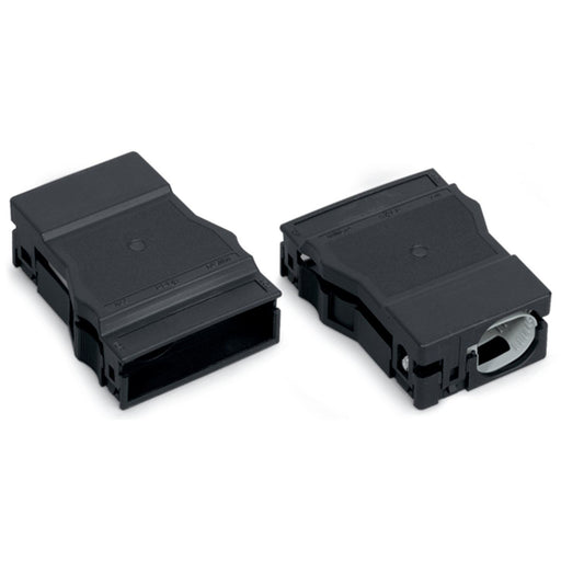 WAGO - Zubehör/Ersatzteile für steckbare Gebäudeinstallation Zugentlastungsgehäuse 770-504/020-000 4p, 1 Ltg, sw − 25 Stück