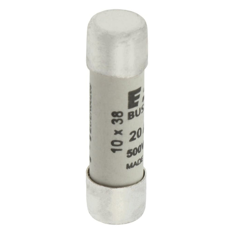 Eaton - Zylindrische Sicherung Sicherungseinsatz Nieders. C10G20 20A AC 500V 120kA − 10 Stück