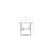 Barthelme - Mechanisches Zubehör/Ersatzteile für Leuchten Alu-Profil CATANIA 6075 T 62398891 1m