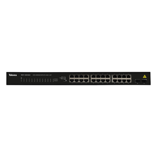 Televes - Netzwerk Switch Ethernet Switch L2 SWUM100024 24xGbE+2xSFP