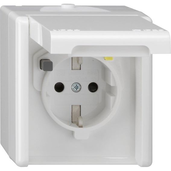 Gira - Steckdose FI-Schutz-Steckdose rws 267730 30mA mit Klappdeckel