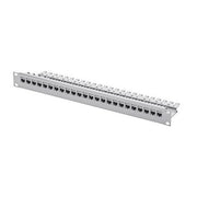 Telegärtner - Patchpanel Kupfer 19Z Modulträger 1HE 100007021 RAL 7035 incl. KAF