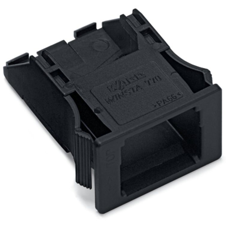 WAGO - Zubehör/Ersatzteile für steckbare Gebäudeinstallation Snap-In-Rahmen 770-317 2-pol.,1,0 3,0mm,sw − 100 Stück