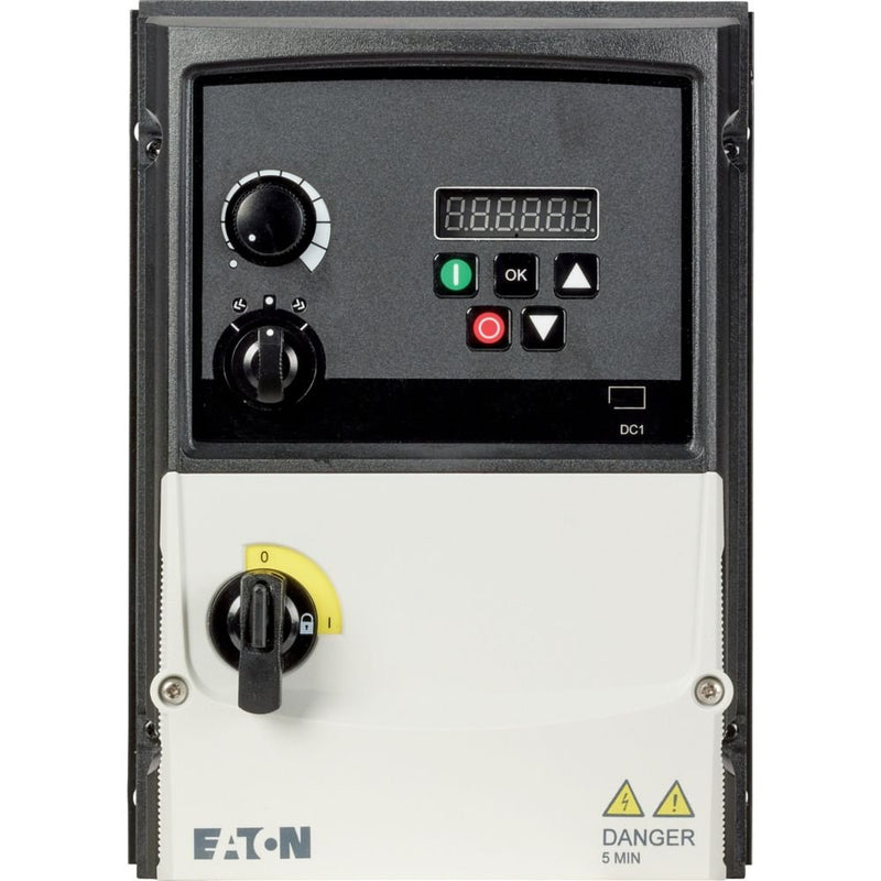 Eaton - Frequenzumrichter =< 1 kV Frequenzumrichter 1phasig DC1-12011FB-A6SOE1 230V 10.5A 2.2kW AC