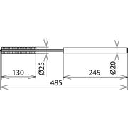 DEHN - Zubehör/Ersatzteile für Sicherheitsgeräte Reinigungsbürste RB 20 NS f. Set Teile D 20mm