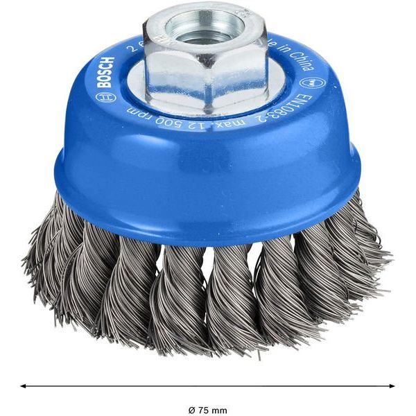Bosch - Rotierende Drahtbürste PRO Metal heavy 2608622099 Topfbürste 75 x 0,35