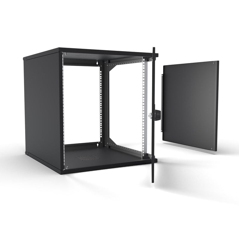Enoc - Netzwerkgehäuse 19" Basic Wandschrank W3 12-6-VD-S 12HE, 600mm Tief, sw