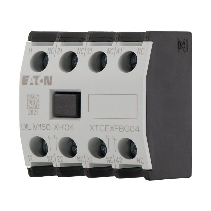 Eaton - Hilfsschalterblock Hilfsschalterbaustein DILM150-XHI04 4-polig − 5 Stück