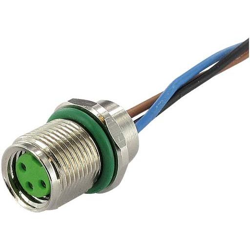 Murrelektronik - Rundsteckverbinder, Einbau (ohne Leitung) M8-Flanschdose 7000-08585-9690020 4-polig