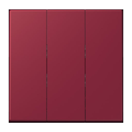 Jung - Abdeckung/Bedienelement für Installationsschalterprogramme Wippe 3fach LC 993 BF 255 le rubis (4320M)