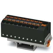 Phoenix Contact - Durchgangs-Reihenklemme Verteilerblock PTFIX10/18X4-NS35BK − 8 Stück