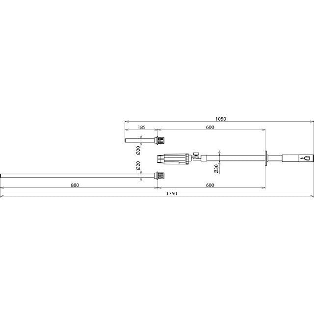 DEHN - Spannungsprüfgerät Spannungsprüfer PHE III PHE3 10 30 SL ZK 10-30kV 50Hz Kat. SL