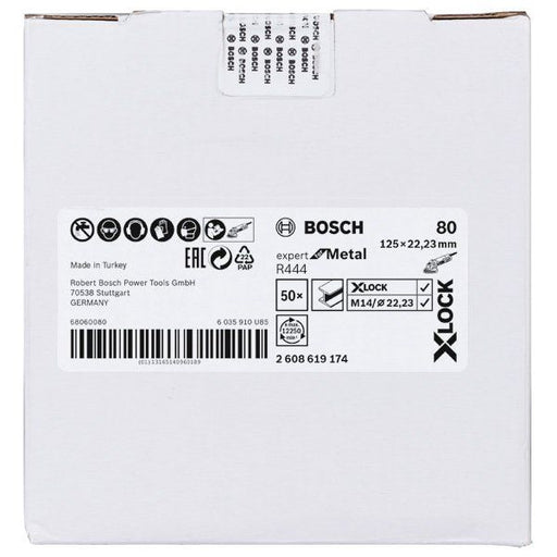 Bosch - Trenn-/Schleifscheibe X-LOCK 2608619174 Fiberschleifscheibe