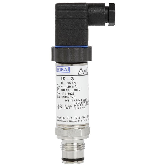 Wika Wiegand - Druck-/Absolutdruckmessumformer Druckmessumf IS-3 Eex 14122709 0.600bar 4.20mA 2L