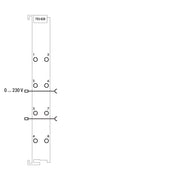 WAGO - Feldbus, Dez. Peripherie - Einspeise- und Segmentmodul Platzhaltermodul 753-629/020-000 Passiv,lichtgrau