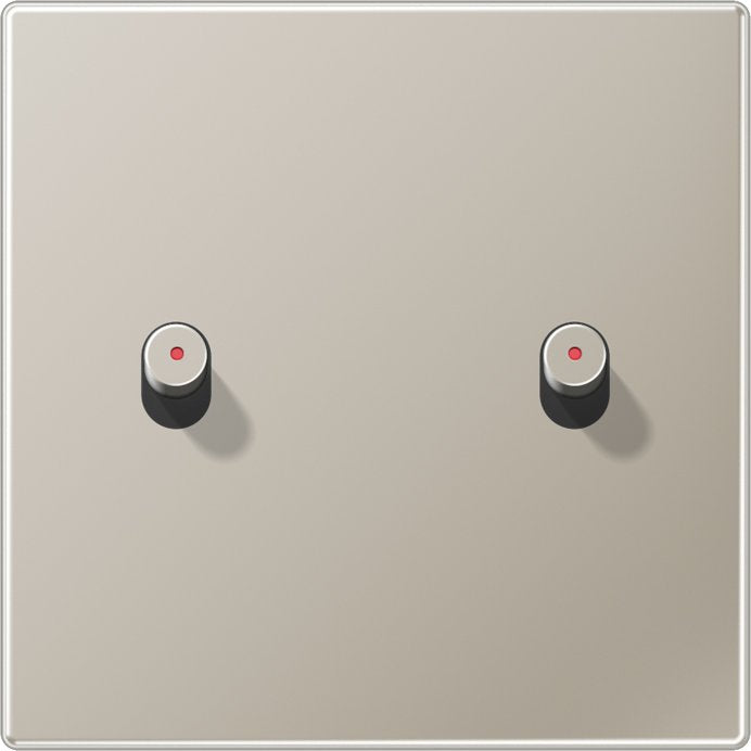 Jung - Abdeckung/Bedienelement für Installationsschalterprogramme Abdeckung 1-fach ES 12-5 KO R 1 mit 2 Kipphebeln KO
