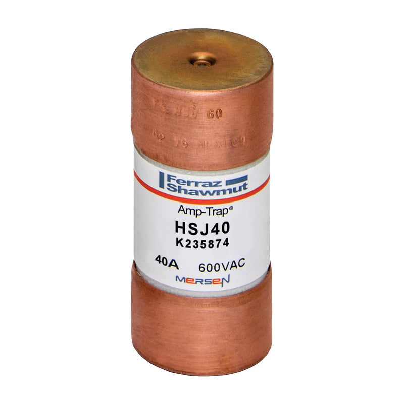 Mersen - Zylindrische Sicherung Sicherungseinsatz Class J HSJ40 40A Class J HS Fuse − 10 Stück
